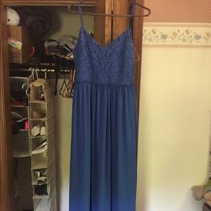 Blue Laced Dress